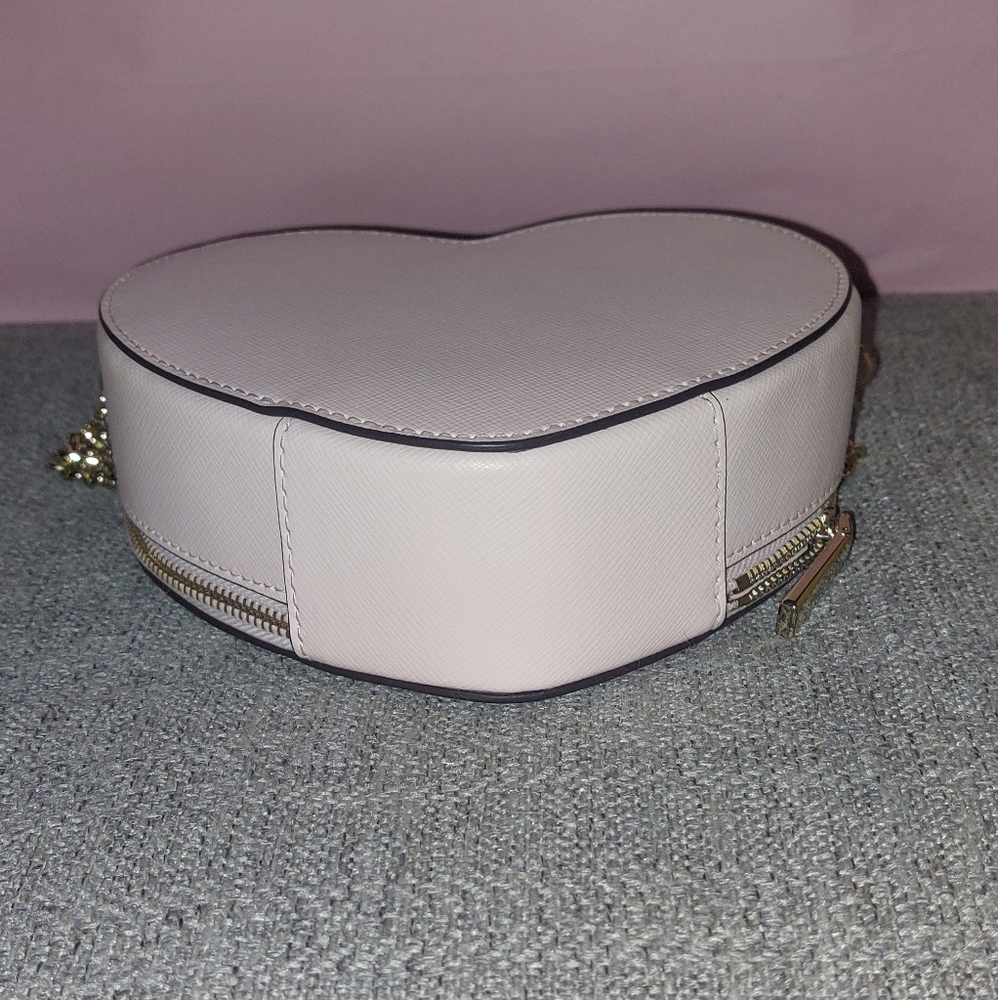 Last one! Kate Spade Love Shack Mini Heart Light Pink Crossbody in Light Pink - Picture 5 of 9